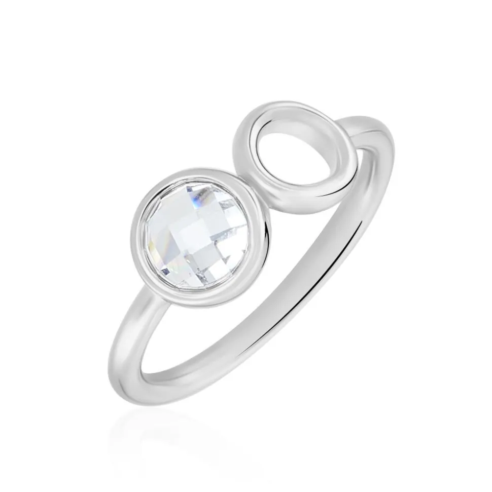 Bague Bastiano Argent Blanc Oxyde De Zirconium