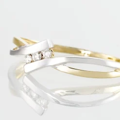 Bague Brixia Or Bicolore Diamant