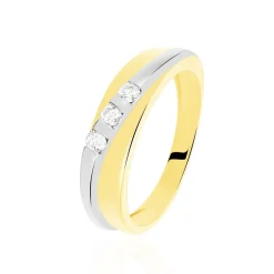 Marc Orian Anniversaire De Mariage|Bagues > Bague Bryanna Or Bicolore Diamant