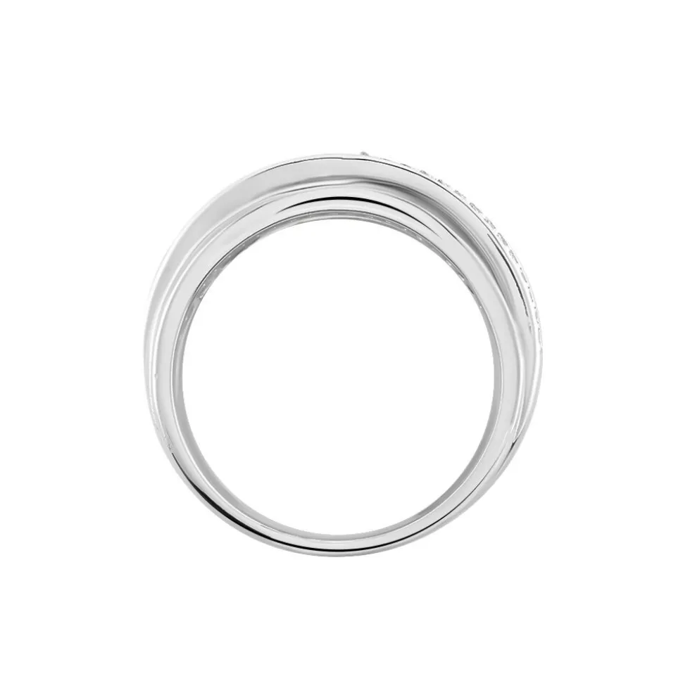 Bague Caledonia Argent Blanc Oxyde De Zirconium