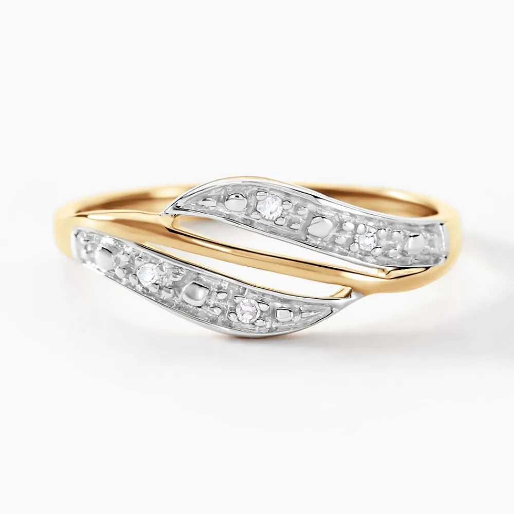 Marc Orian Parures De Mariage|Bagues > Bague Calypso Or Jaune Diamant