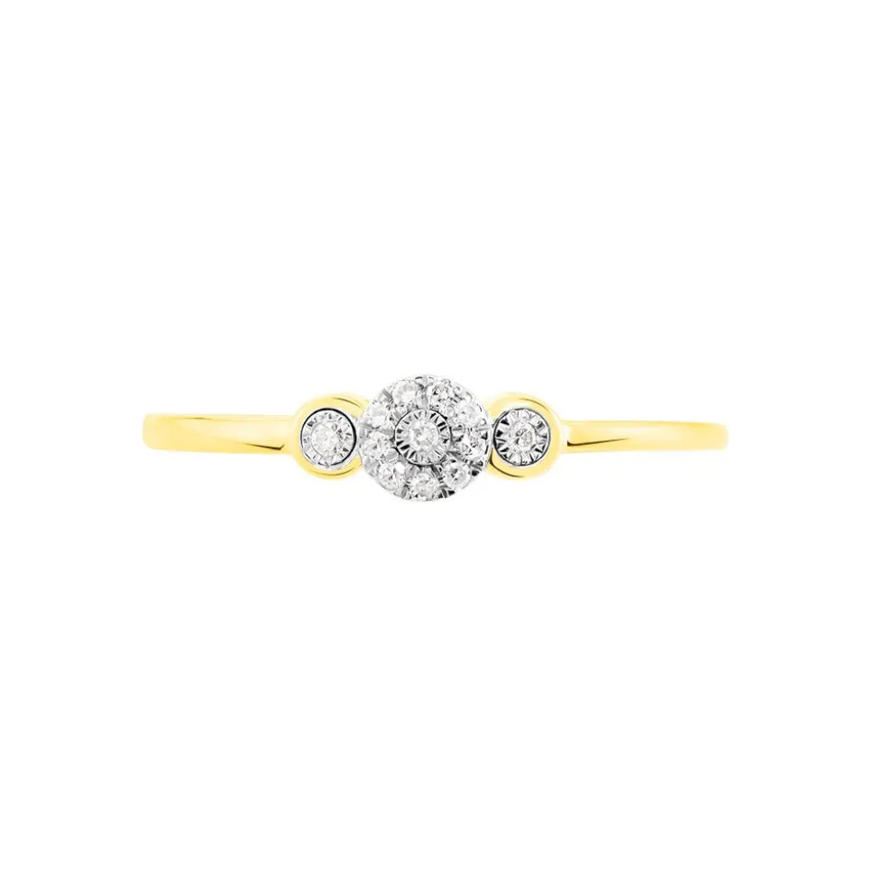 Bague Cesarita Or Jaune Diamant