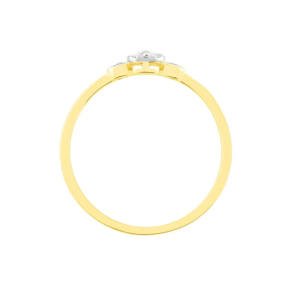 Bague Cesarita Or Jaune Diamant