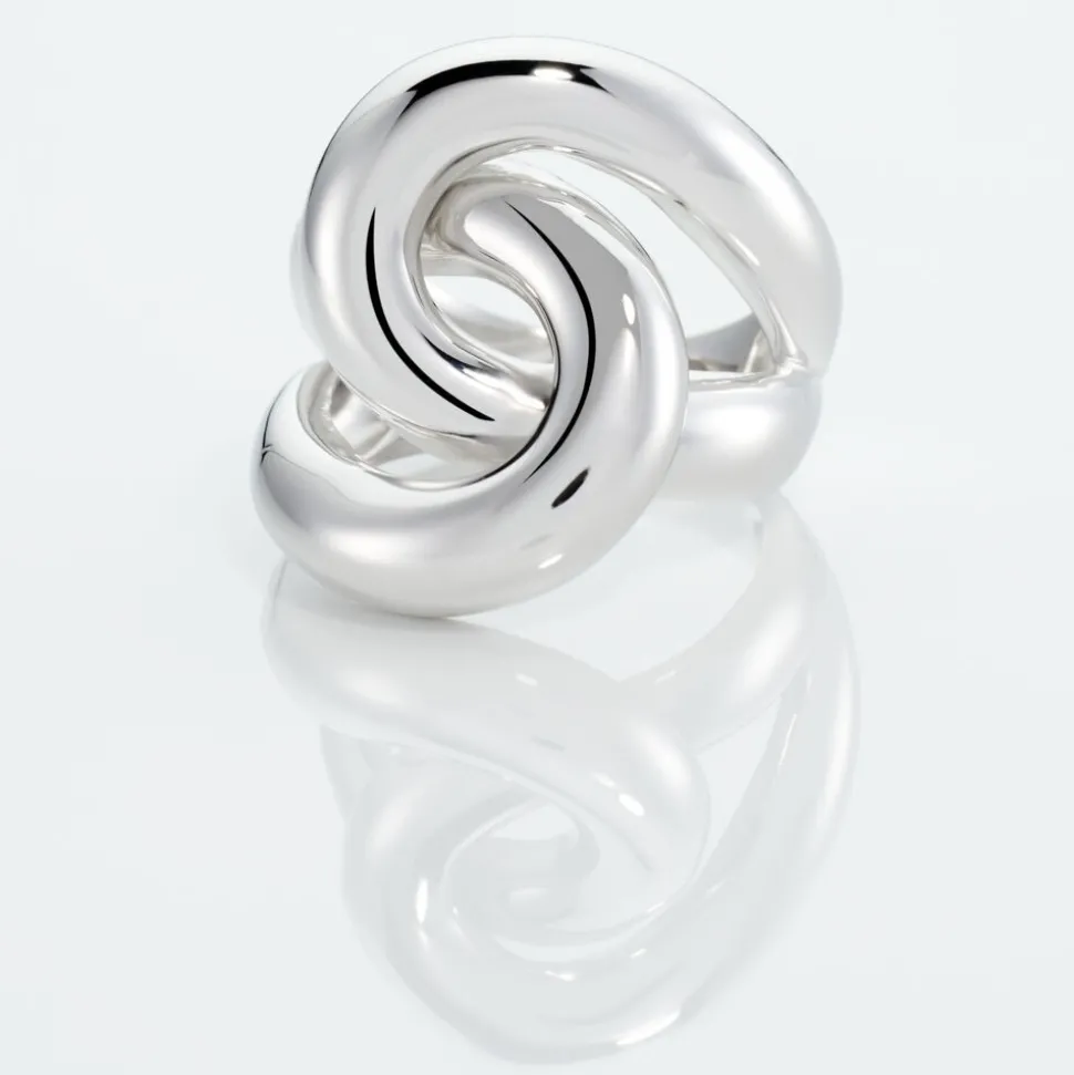 Bague Chaili Argent Blanc