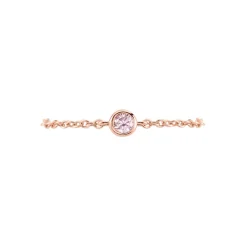 Marc Orian Bagues De Promesse|Bagues Fantaisie > Bague Chaine Madalyn Argent Rose Oxyde De Zirconium argent rose oxyde rose