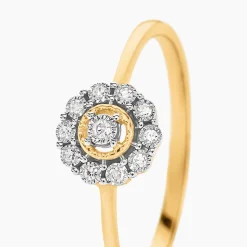 Bague Charletta Or Jaune Diamant