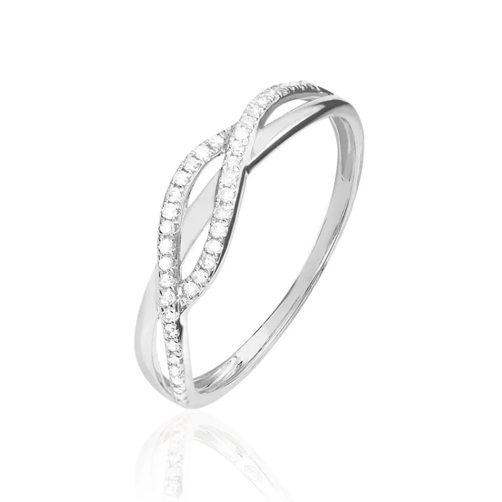 Marc Orian Bagues|Bagues Diamant > Bague Charlye Or Blanc Diamant
