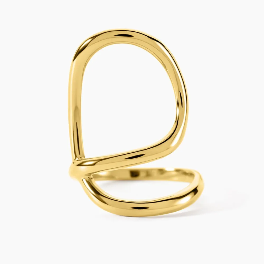 Marc Orian Bagues|Bijoux Acier Inoxydable > Bague Cherish Acier Jaune