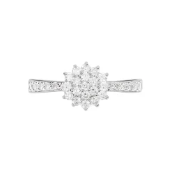Bague Chou Or Blanc Diamant