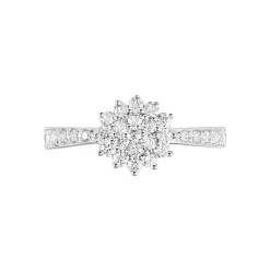 Bague Chou Or Blanc Diamant