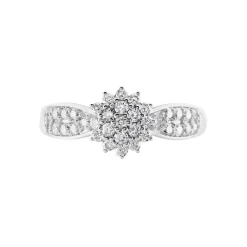 Marc Orian Bagues|Bagues Fiançailles > Bague Chouvia Or Blanc Diamant Synthétique