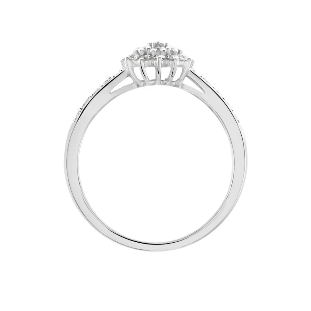 Marc Orian Bagues|Bagues Fiançailles > Bague Chouvia Or Blanc Diamant Synthétique