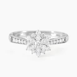 Marc Orian Bagues De Fiançailles|Bagues Or Blanc > Bague Chucho Or Blanc Diamant