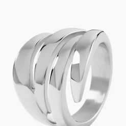 Marc Orian Bagues|Bijoux Acier Inoxydable > Bague Cleia Acier Blanc