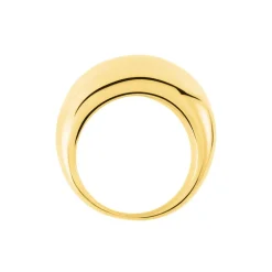 Bague Cleoria Acier Dore