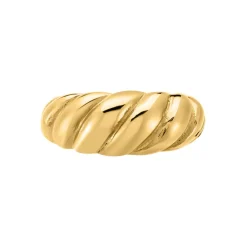 Marc Orian Bagues|Bijoux Acier Inoxydable > Bague Clive Acier Doré