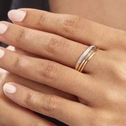 Marc Orian Bagues|Bijoux Femme > Bague Clotilda Or Jaune Diamant