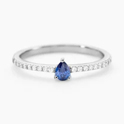 Marc Orian Bagues De Promesse|Bijoux Zirconium > Bague Clova Argent Blanc Oxyde De Zirconium