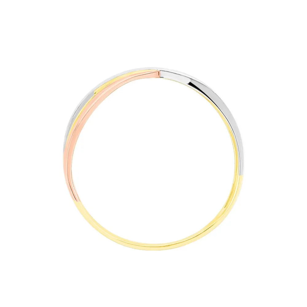 Marc Orian Parures De Mariage|Bagues > Bague Cramitia Or Tricolore Diamant