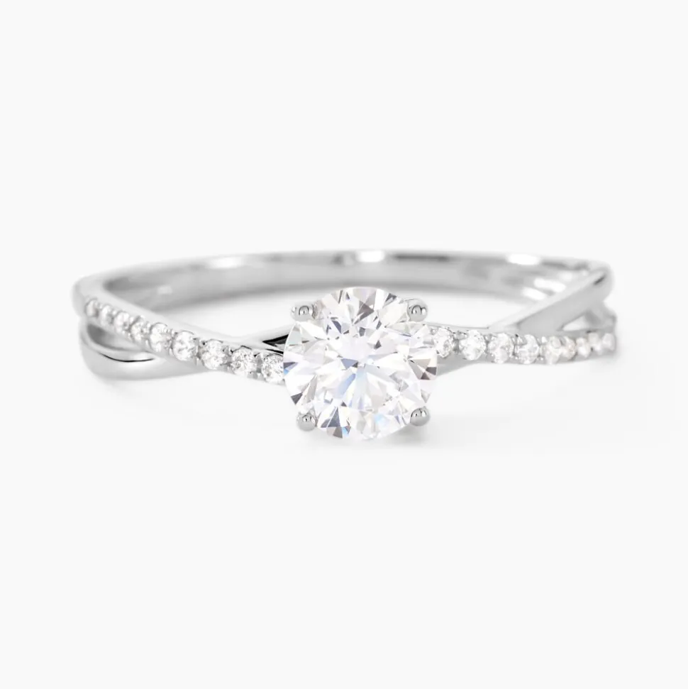 Bague Dana Or Blanc Oxyde De Zirconium