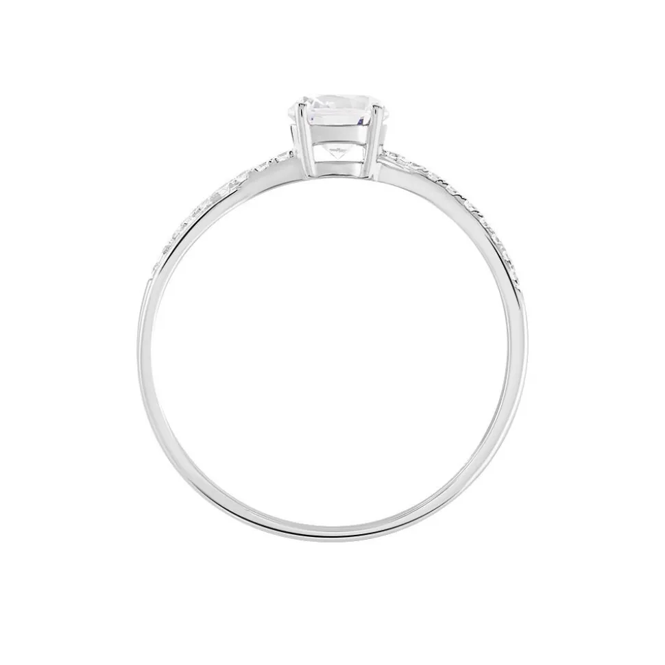 Bague Dana Or Blanc Oxyde De Zirconium