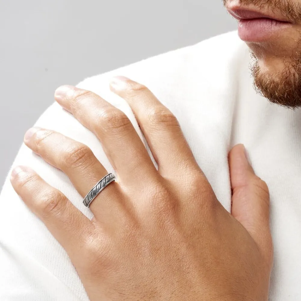 Marc Orian Idées Cadeaux Homme|Bagues > Bague Davin Argent Blanc