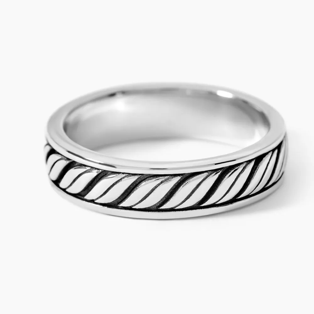 Marc Orian Idées Cadeaux Homme|Bagues > Bague Davin Argent Blanc