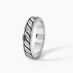 Marc Orian Idées Cadeaux Homme|Bagues > Bague Davin Argent Blanc