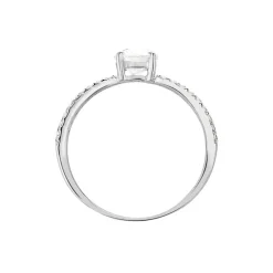 Bague Dayna Or Blanc Oxyde De Zirconium
