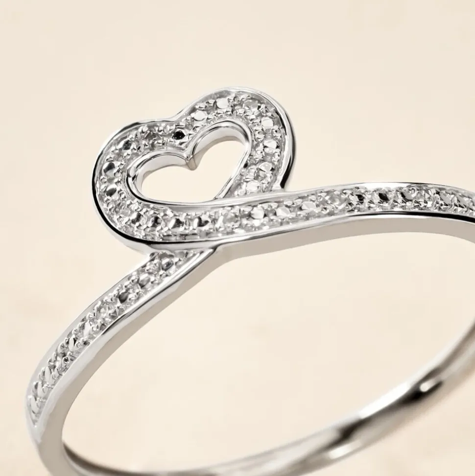 Bague Delaney Or Blanc Diamant