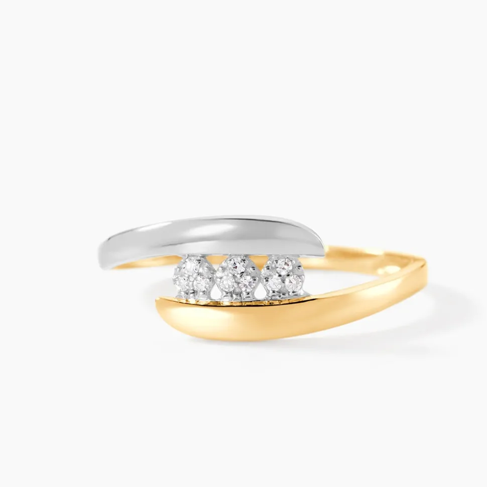 Bague Delphine Or Bicolore Diamant