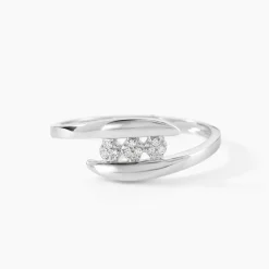 Bague Delphine Or Blanc Diamant