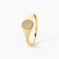 Bague Devdas Or Jaune Diamant