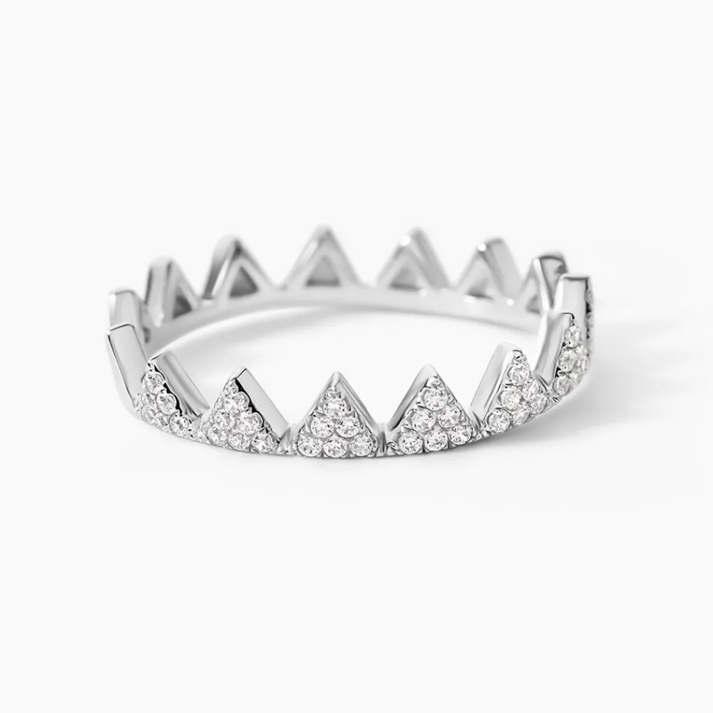 Marc Orian Bijoux Zirconium|Bagues > Bague Doria De Zirconium argent blanc oxyde