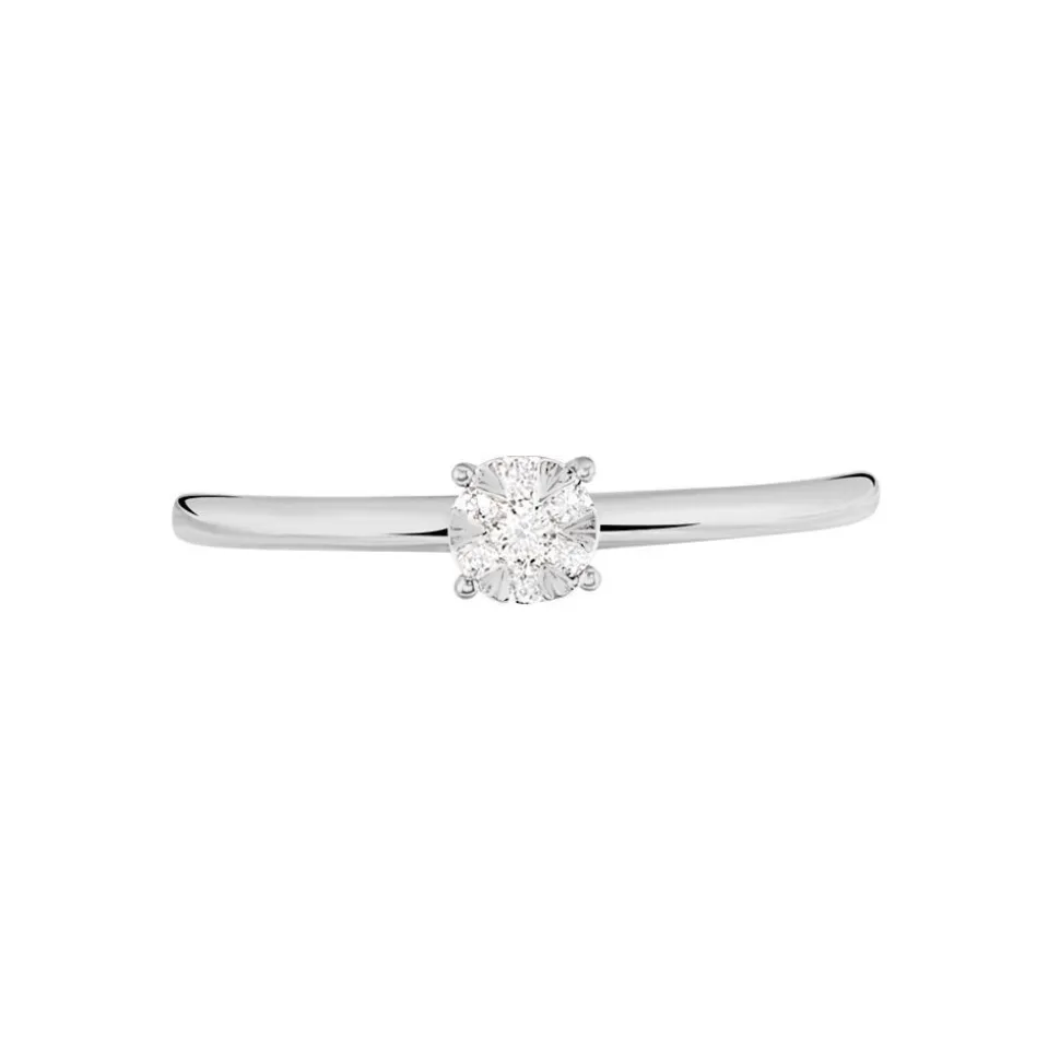 Bague Dream Or Blanc Diamant
