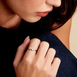 Marc Orian Bagues De Promesse|Bijoux Zirconium > Bague Eden Argent Blanc Oxyde De Zirconium