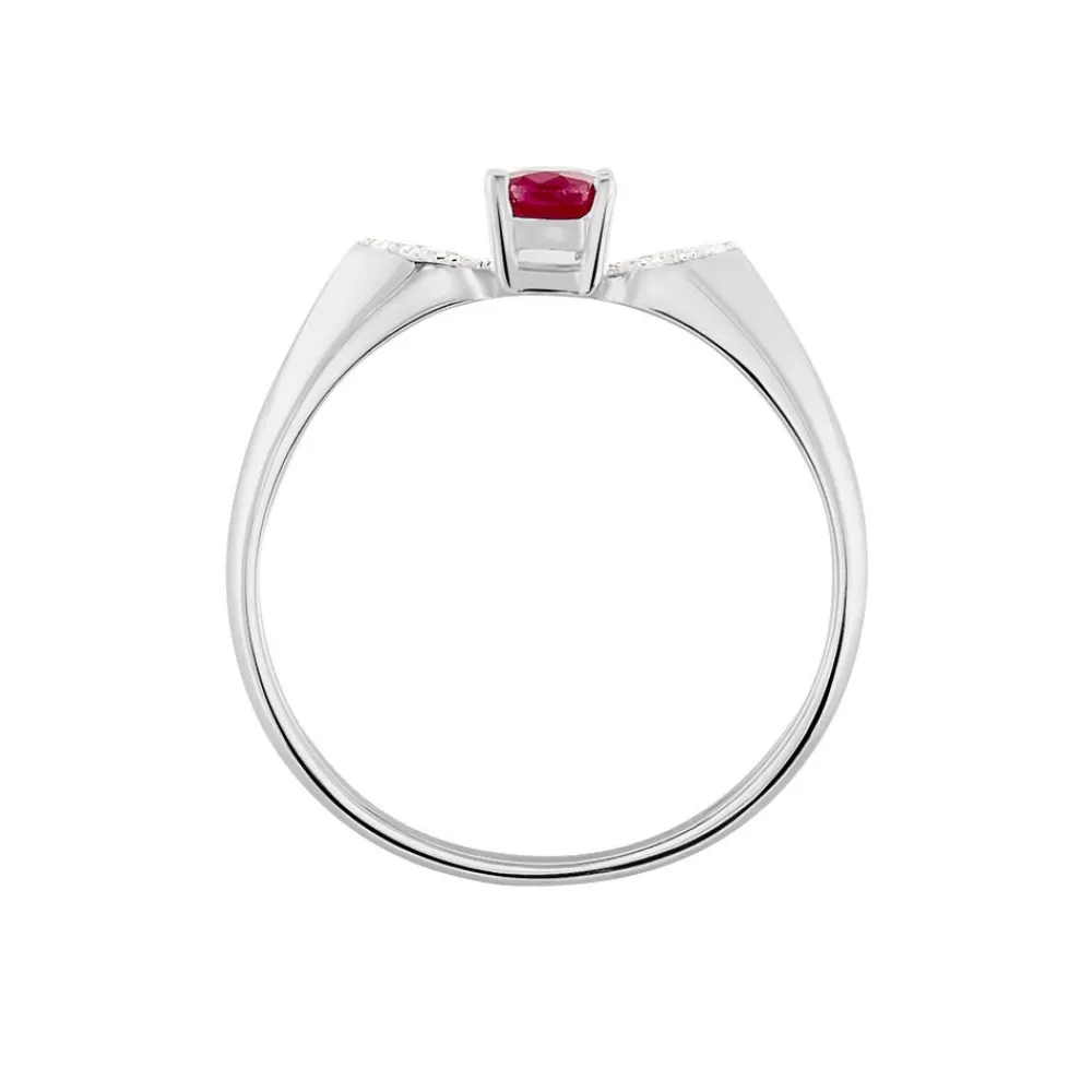 Marc Orian Bagues Rubis|Anniversaire De Mariage > Bague Edgina Et Diamant or blanc rubis