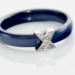 Bague Edwin Argent Blanc Céramique Oxyde