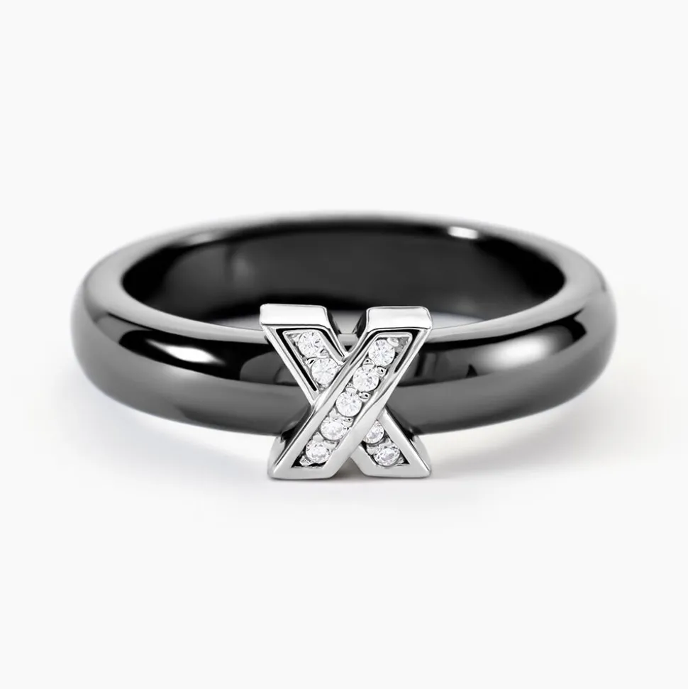 Bague Edwin Argent Blanc Oxyde De Zirconium