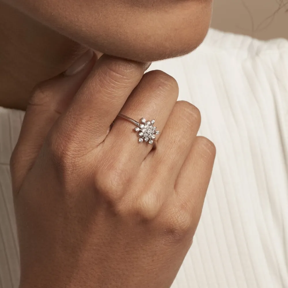 Marc Orian Bagues De Promesse|Bijoux Zirconium > Bague Effie Argent Blanc Oxyde De Zirconium