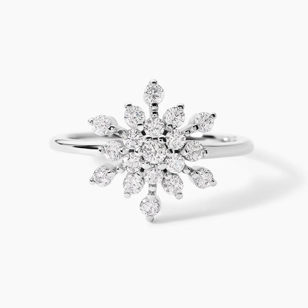 Marc Orian Bagues De Promesse|Bijoux Zirconium > Bague Effie Argent Blanc Oxyde De Zirconium