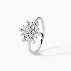 Marc Orian Bagues De Promesse|Bijoux Zirconium > Bague Effie Argent Blanc Oxyde De Zirconium
