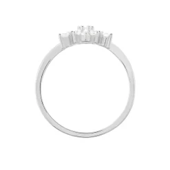 Marc Orian Bagues De Promesse|Bijoux Zirconium > Bague Effie Argent Blanc Oxyde De Zirconium