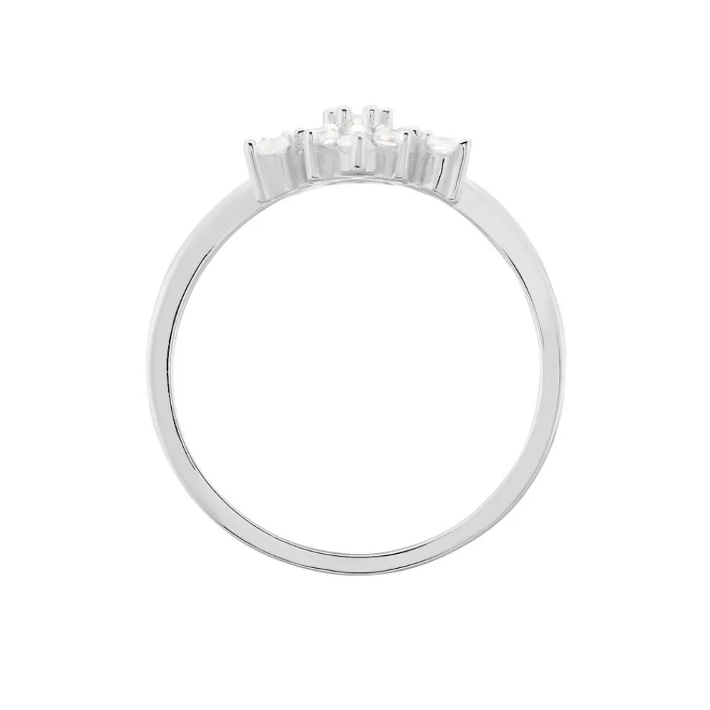 Marc Orian Bagues De Promesse|Bijoux Zirconium > Bague Effie Argent Blanc Oxyde De Zirconium