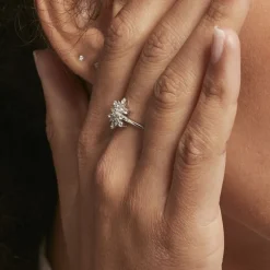 Marc Orian Bagues De Promesse|Bijoux Zirconium > Bague Effie Argent Blanc Oxyde De Zirconium