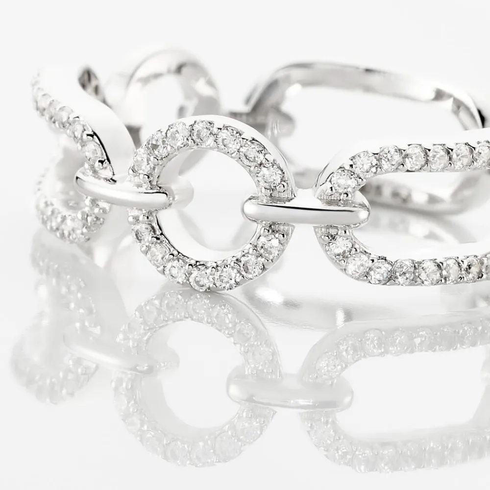 Marc Orian Bijoux Zirconium|Bagues > Bague Ela Argent Blanc Oxyde De Zirconium