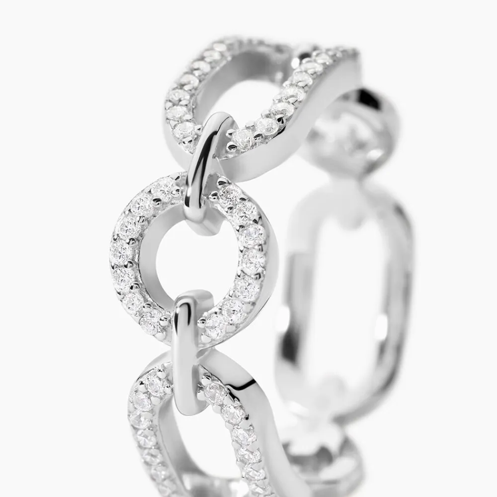 Marc Orian Bijoux Zirconium|Bagues > Bague Ela Argent Blanc Oxyde De Zirconium