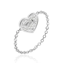 Bague Eliza Argent Blanc Oxyde De Zirconium