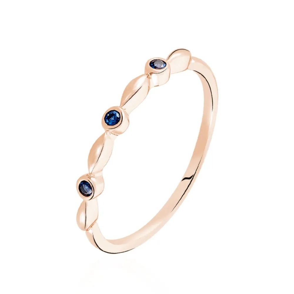 Marc Orian Bagues Fantaisie|Bijoux Zirconium > Bague Ellena Argent Rose Oxyde De Zirconium
