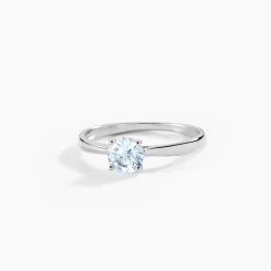 Marc Orian Bagues De Promesse|Bagues Fantaisie > Bague Elyana Argent Blanc Oxyde De Zirconium argent blanc oxyde bleu